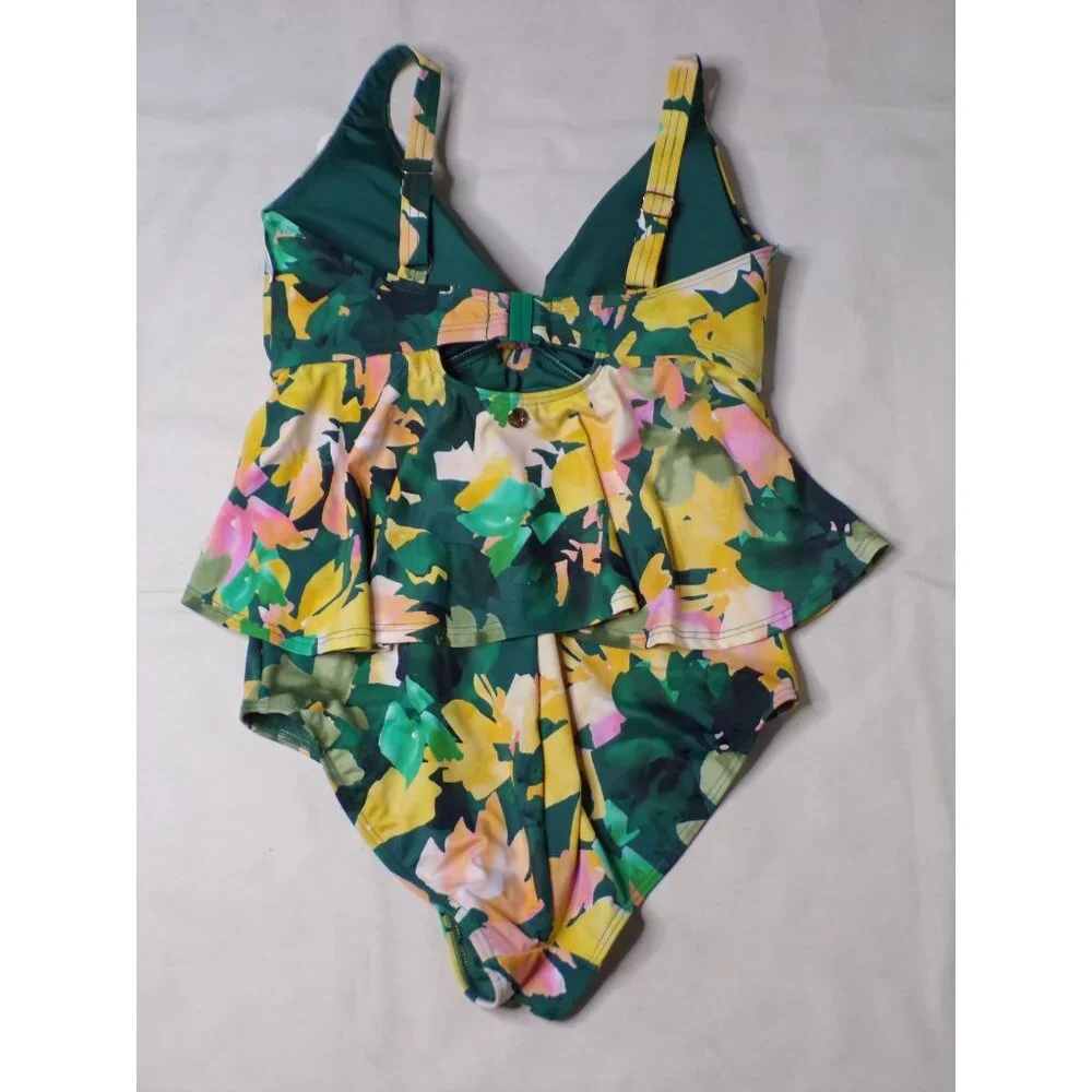 🆕 ARTESANDS De L'Hortus Chagall Ruffle One Piece Swimsuit 10+ - Picture 6 of 7